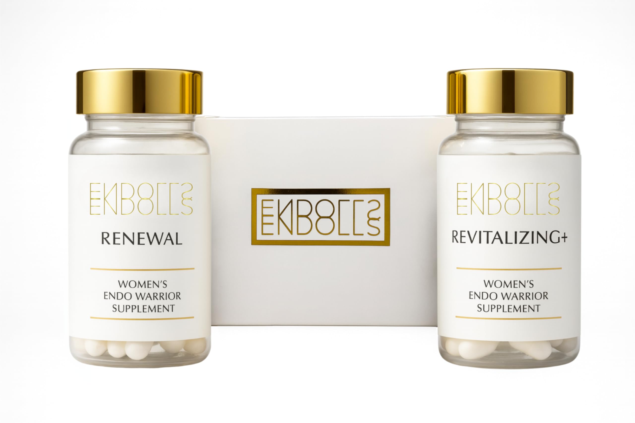 ENDOLLS Endo Warrior bottle label detail with clear branding