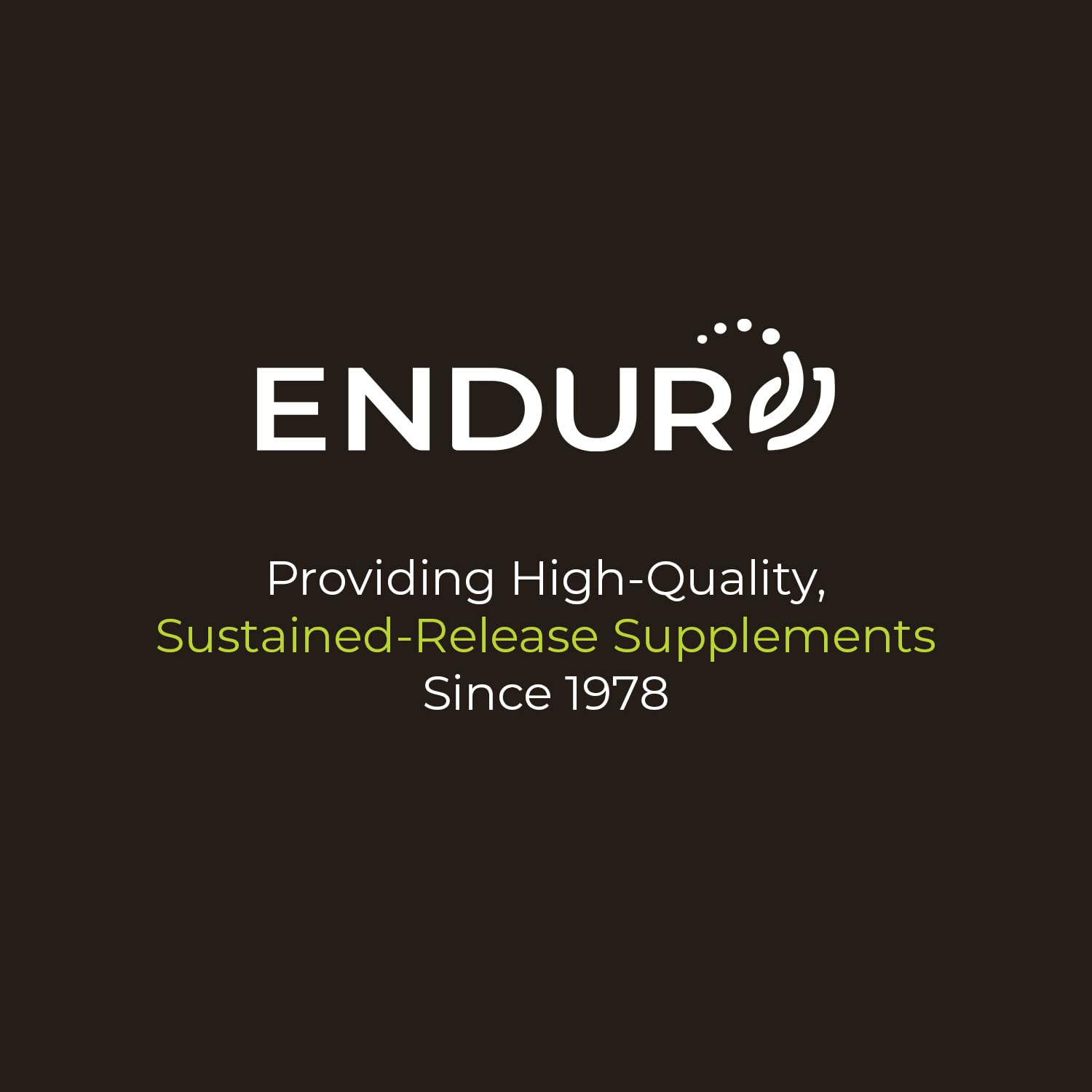 Endurance ENDUR bottle on shelf signals reliability and quality.