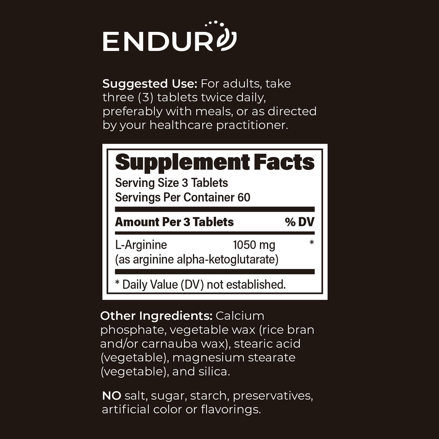 Sustained-release graphic illustrating up to six hours of release for ENDUR.
