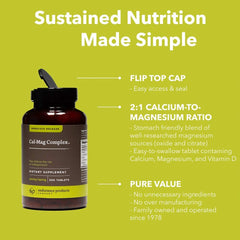 Endur Cal-Mag Complex made in USA badge communicates quality and manufacturing transparency