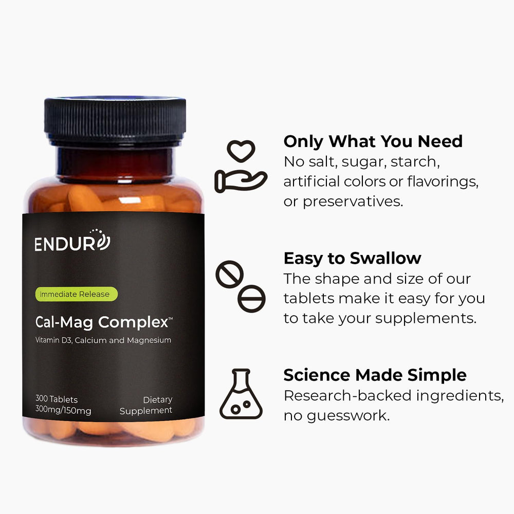Endur Cal-Mag Complex vegan-friendly label highlights vegan formulation for inclusive diets