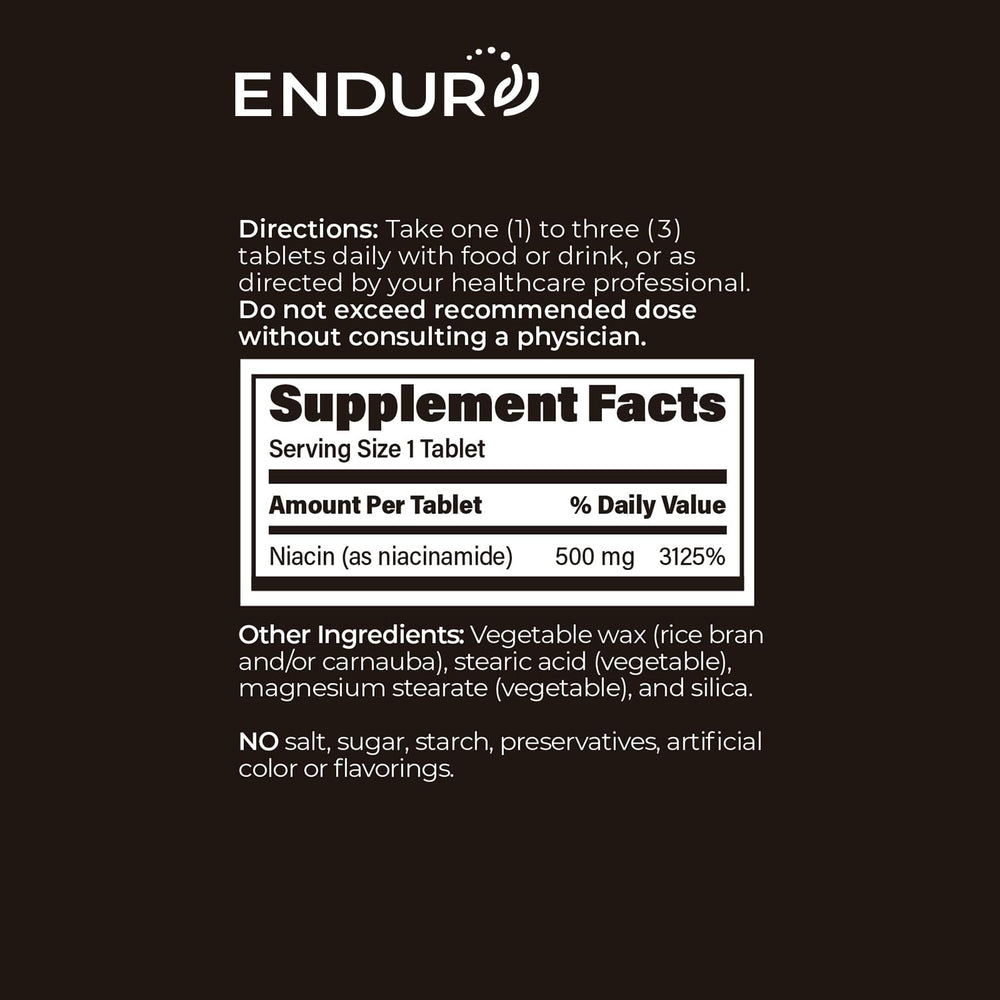 Endur-Amide supplement scene on a clean kitchen counter.