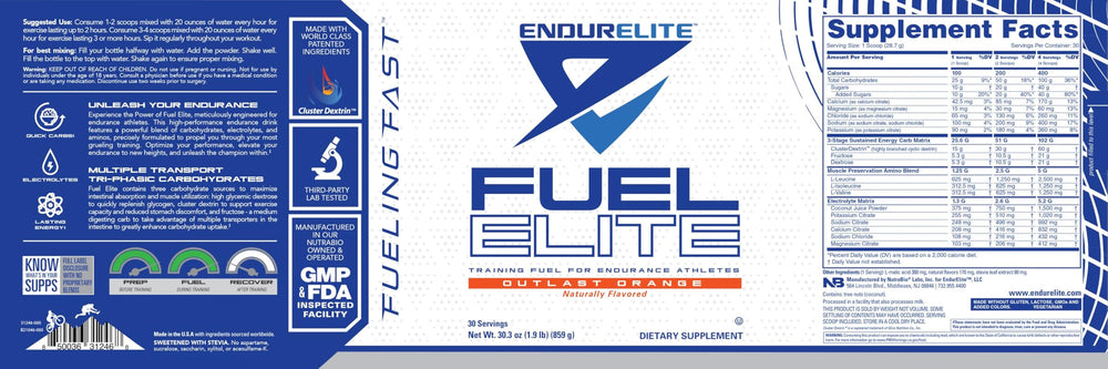 EndurElite Endurance Fuel Elite close-up of fine powder dissolving easily
