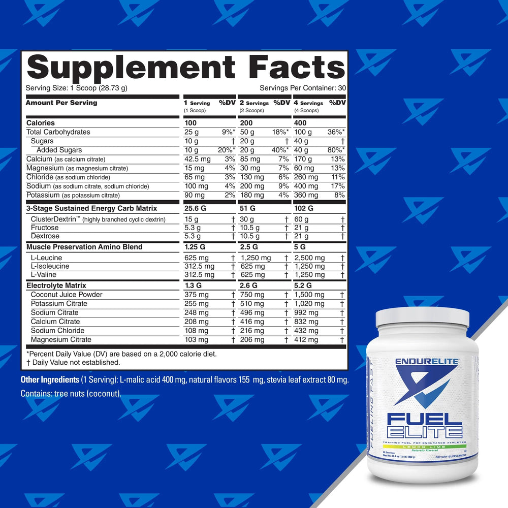 EndurElite endurance fuel powder being dispensed for quick fueling