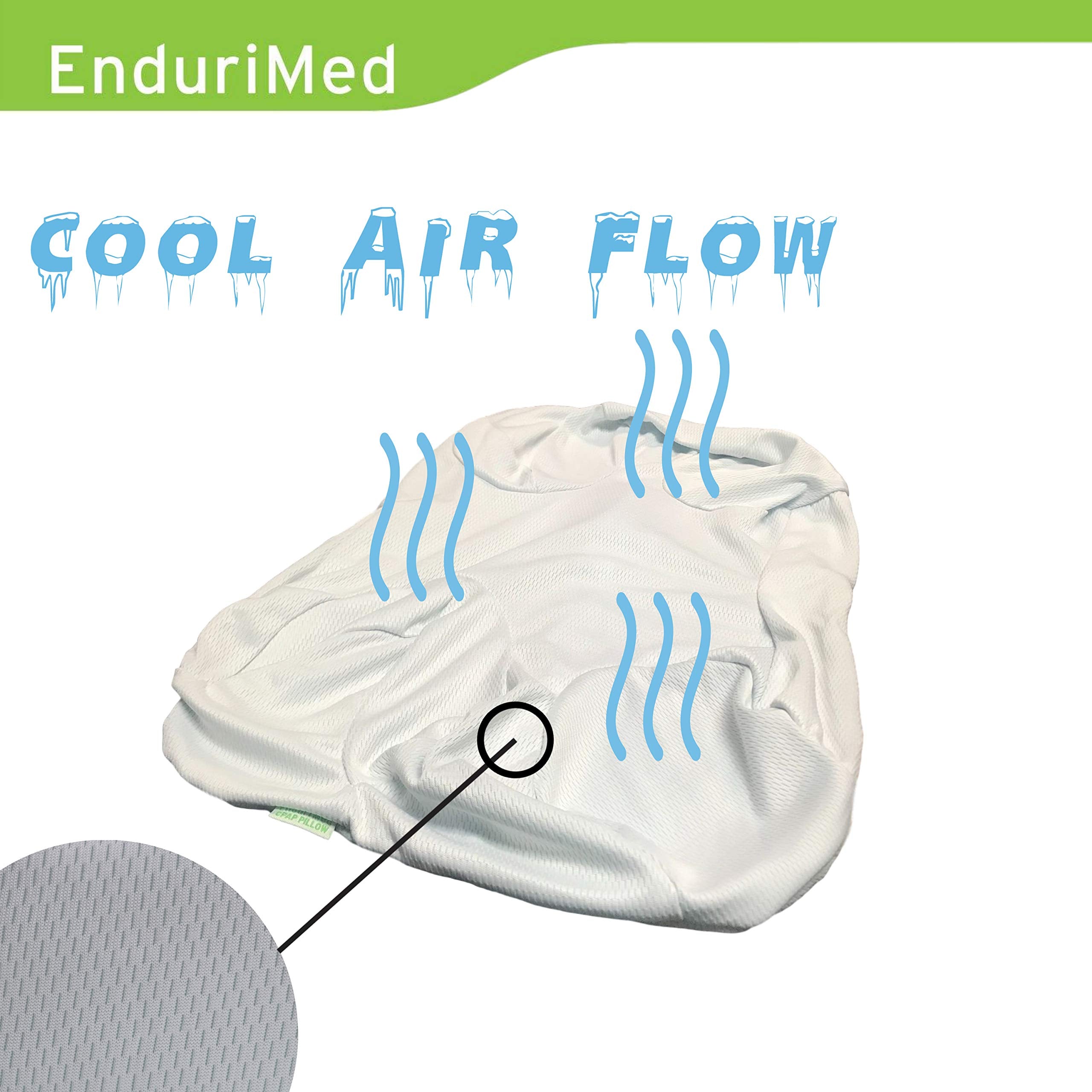 EnduriMed CPAP pillow case breathable mesh enhances airflow