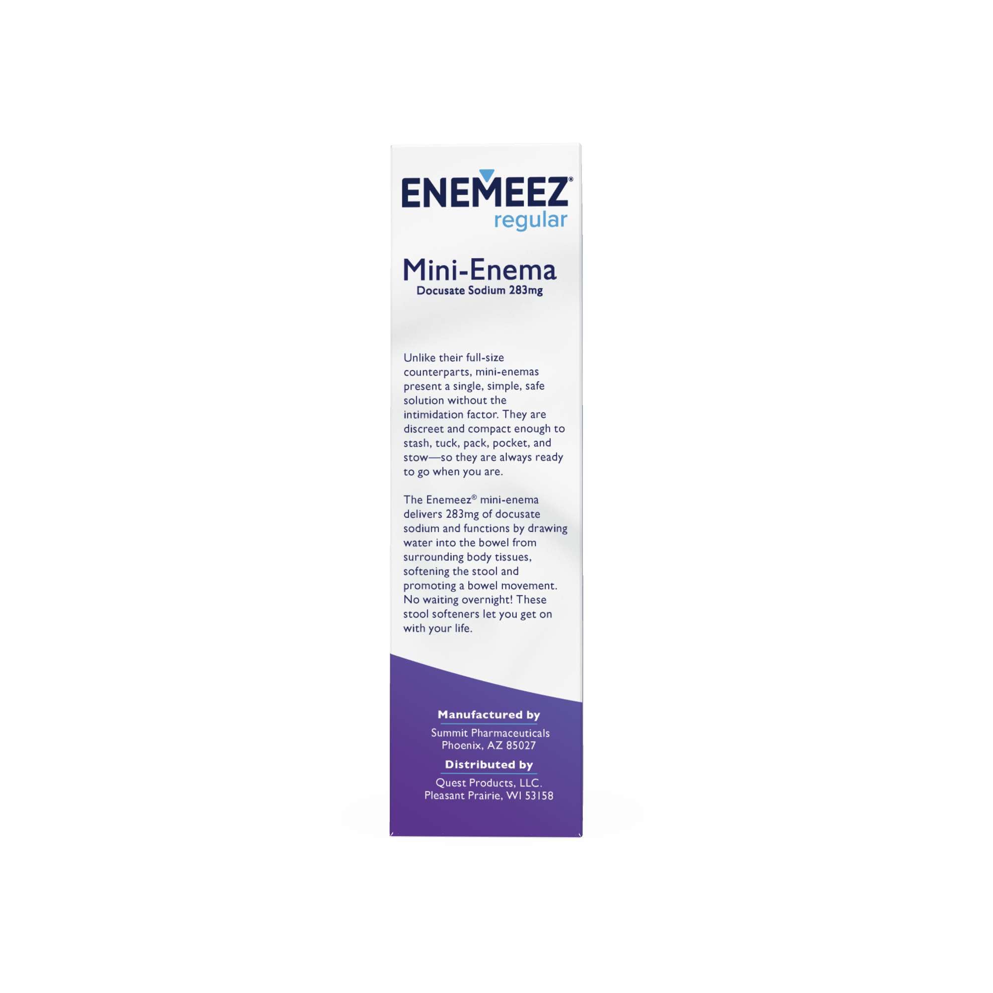 12-count Enemeez mini enema pack for home use.