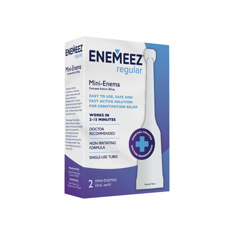 Close-up of Enemeez applicator tip for gentle insertion.