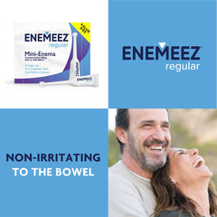 Instruction card for Enemeez Plus mini enema setup