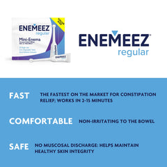 Close-up of Enemeez Plus mini enema nozzle for flexible application