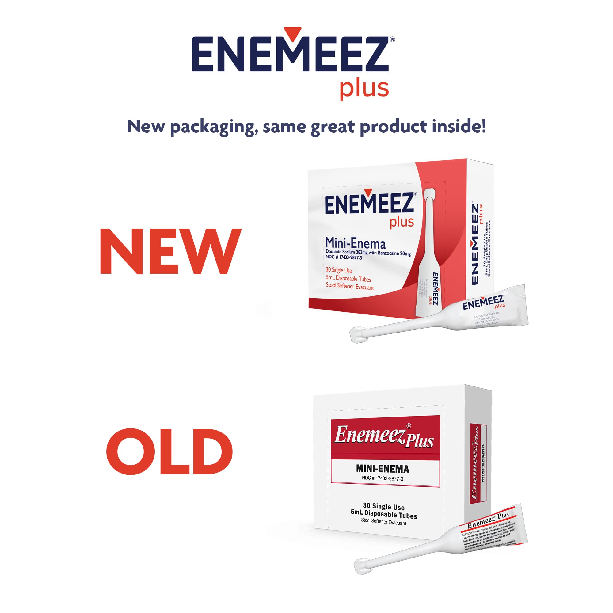 Enemeez Plus easy rectal-use kit for home constipation relief