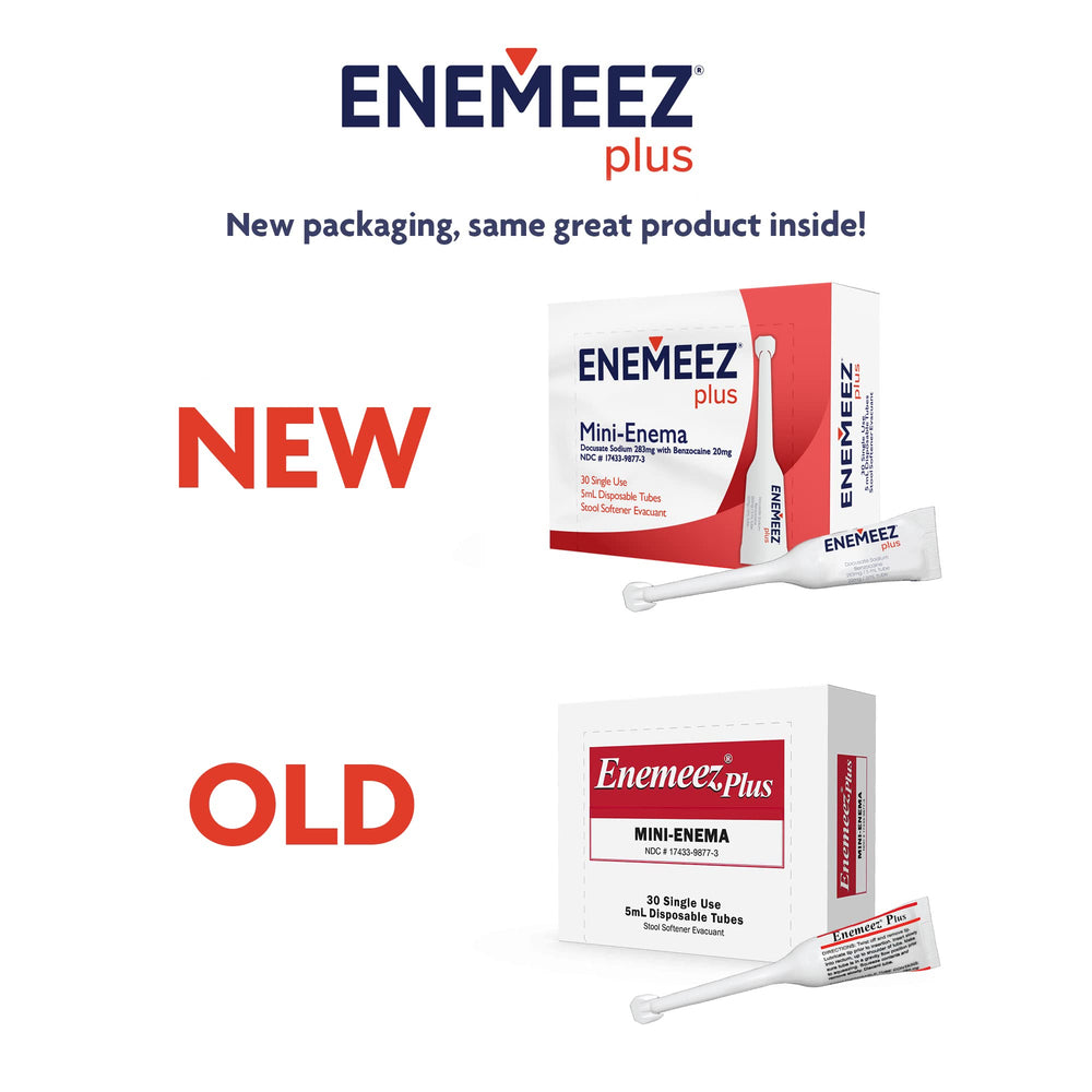 Enemeez Plus easy rectal-use kit for home constipation relief