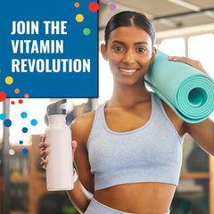 Ener-C daily-use packaging display promotes consistent vitamin intake.