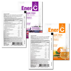 Ener-C dissolved in water creating a clear, flavorful drink