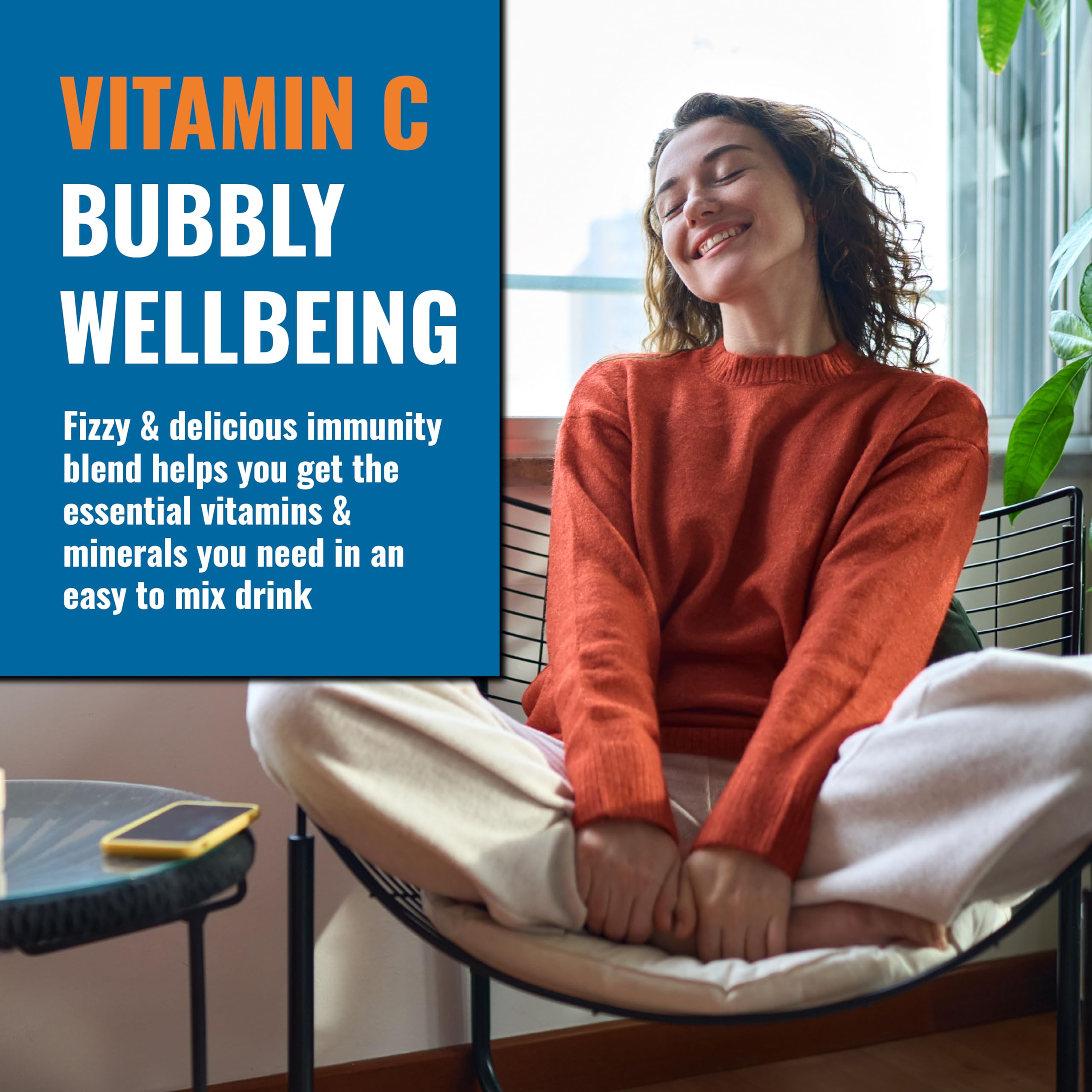 Ener-C immune support label emphasizes 1000 mg vitamin C and antioxidants.