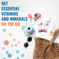 Ener-C sugar-free multivitamin powder packaging shown for convenience
