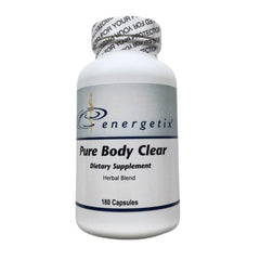 Energetix Pure Body Clear capsules close-up for daily wellness routines.