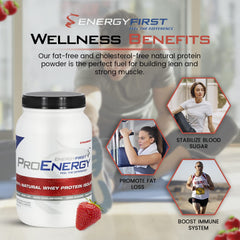 EnergyFirst meal replacement powder being poured into a glass for versatile use