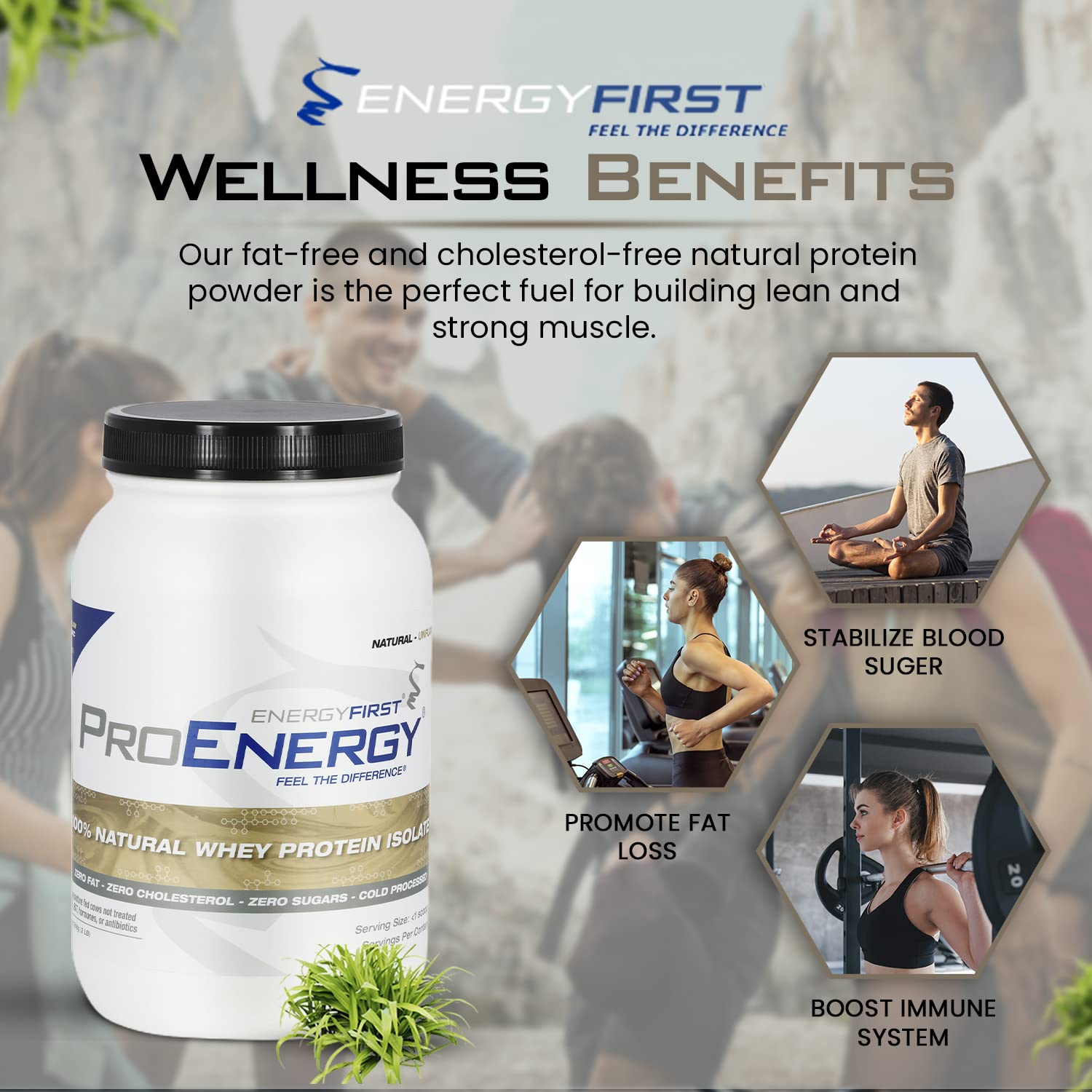EnergyFirst meal replacement bowl shows a protein-packed option any time.