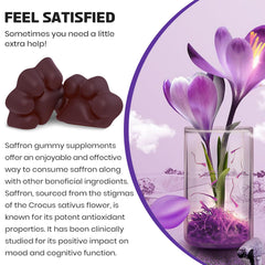 Enerlix Saffron Gummies vitamins and minerals support restful circadian rhythm.