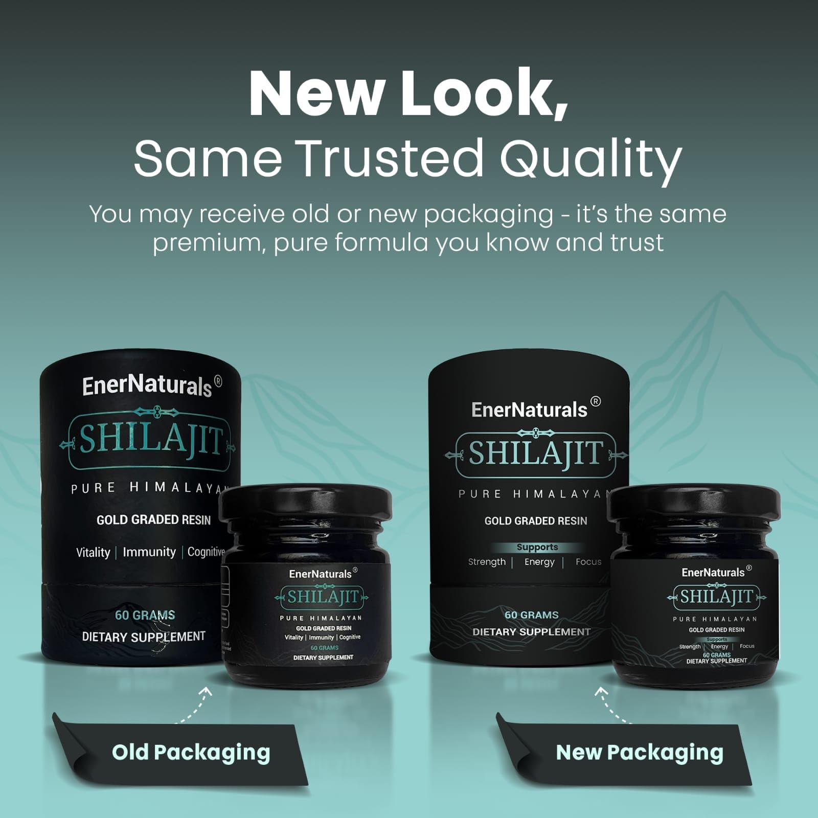EnerNaturals Shilajit resin high-altitude Himalayan origin