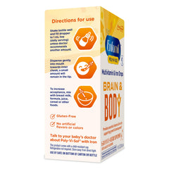 Pack of three Enfamil Poly-Vi-Sol bottles for convenient stocking