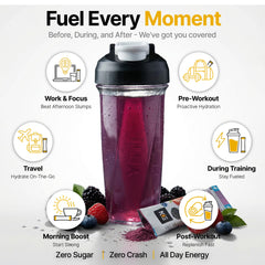 Engineered Nutrition electrolyte packet ready-to-dissolve on a sports bottle during workouts