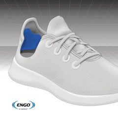 ENGO patches offer a thin cushioned surface for discreet comfort.