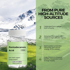 Non-GMO Engtozl Pentadecanoic Acid with additive-free label.