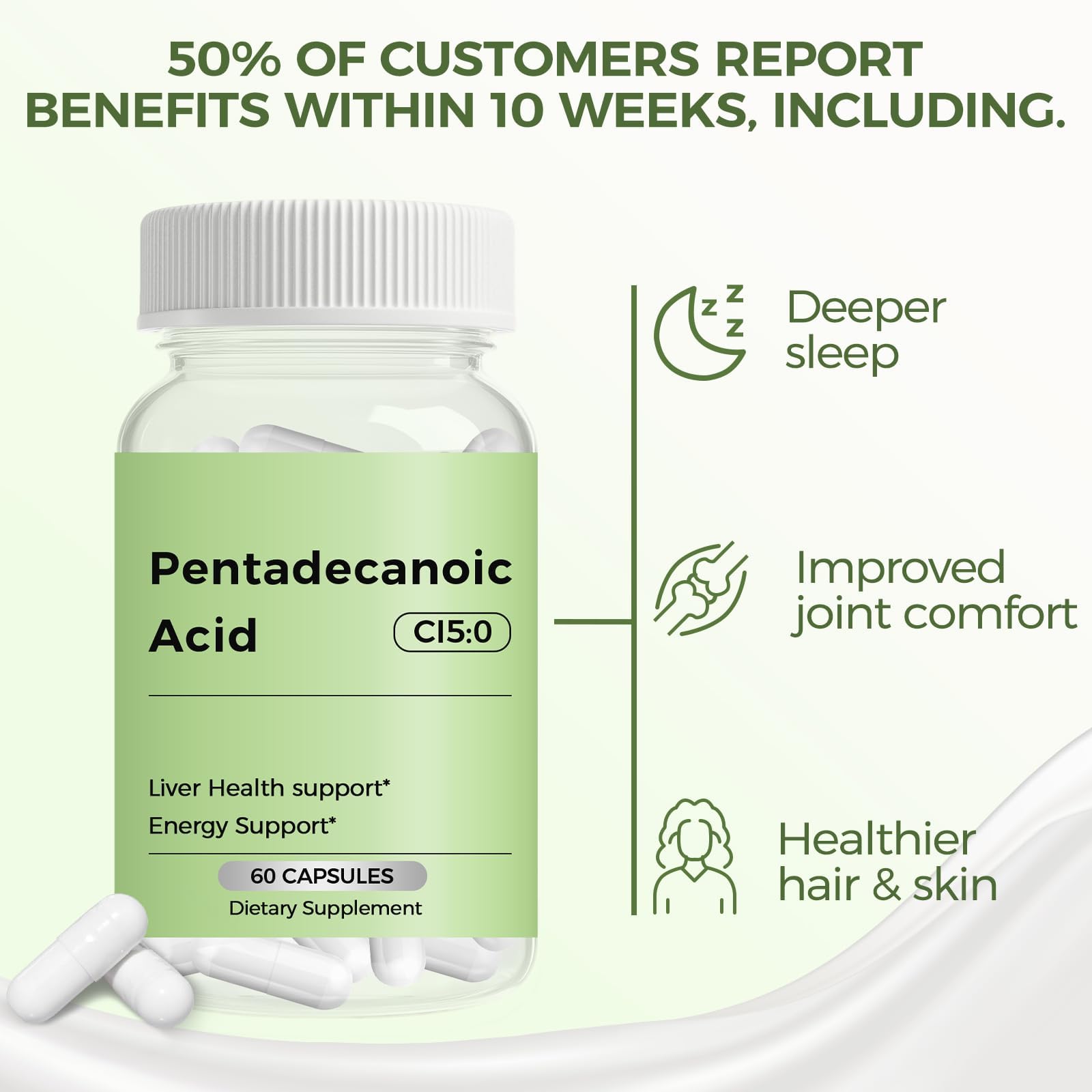 Engtozl Pentadecanoic Acid sourced from high-altitude sheep milk.