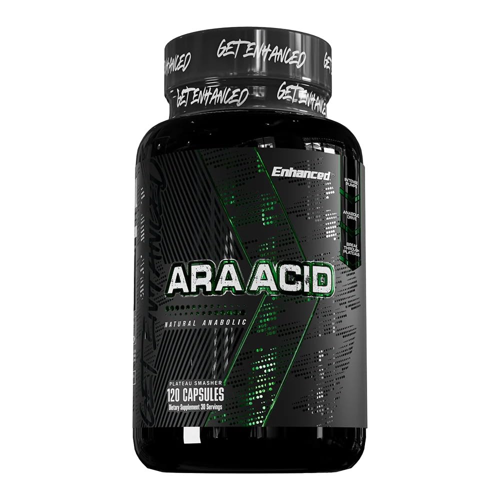 Enhanced ARA capsules bottle ready for training-focused days.