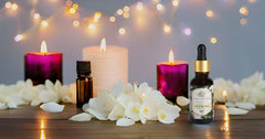 Enhanced Essentials Absolute Jasmine bottle distillation in still night air preserves floral purity.