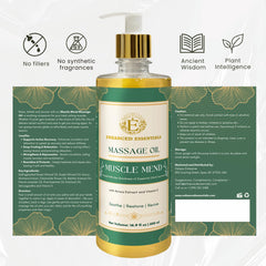 Enhanced Essentials Muscle Mend relaxing aromatics with lavender and chamomile for calm evenings.
