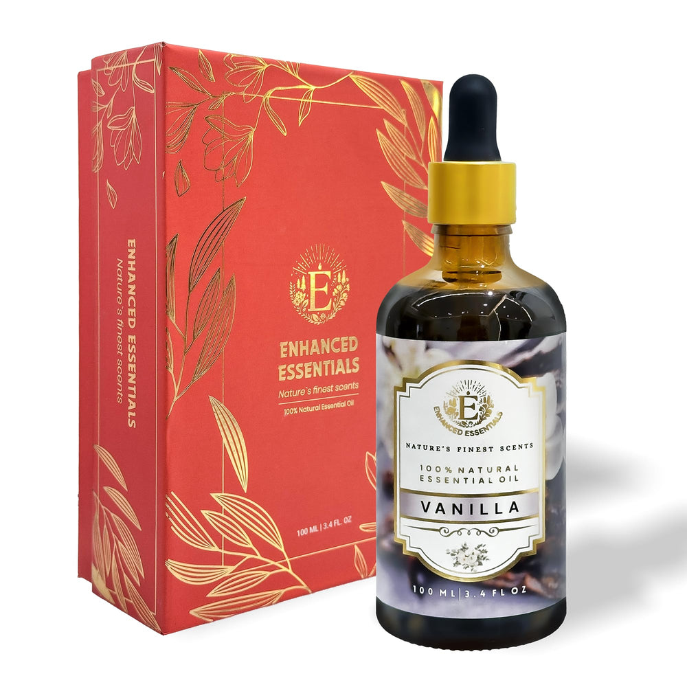 Enhanced Essentials Vanilla Oil bottle ready for everyday diffusion and aroma