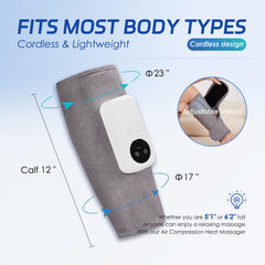 Eniosvar calf massager with heating function delivering soothing warmth