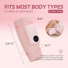 Eniosvar cordless calf massager with built‑in battery for use anywhere