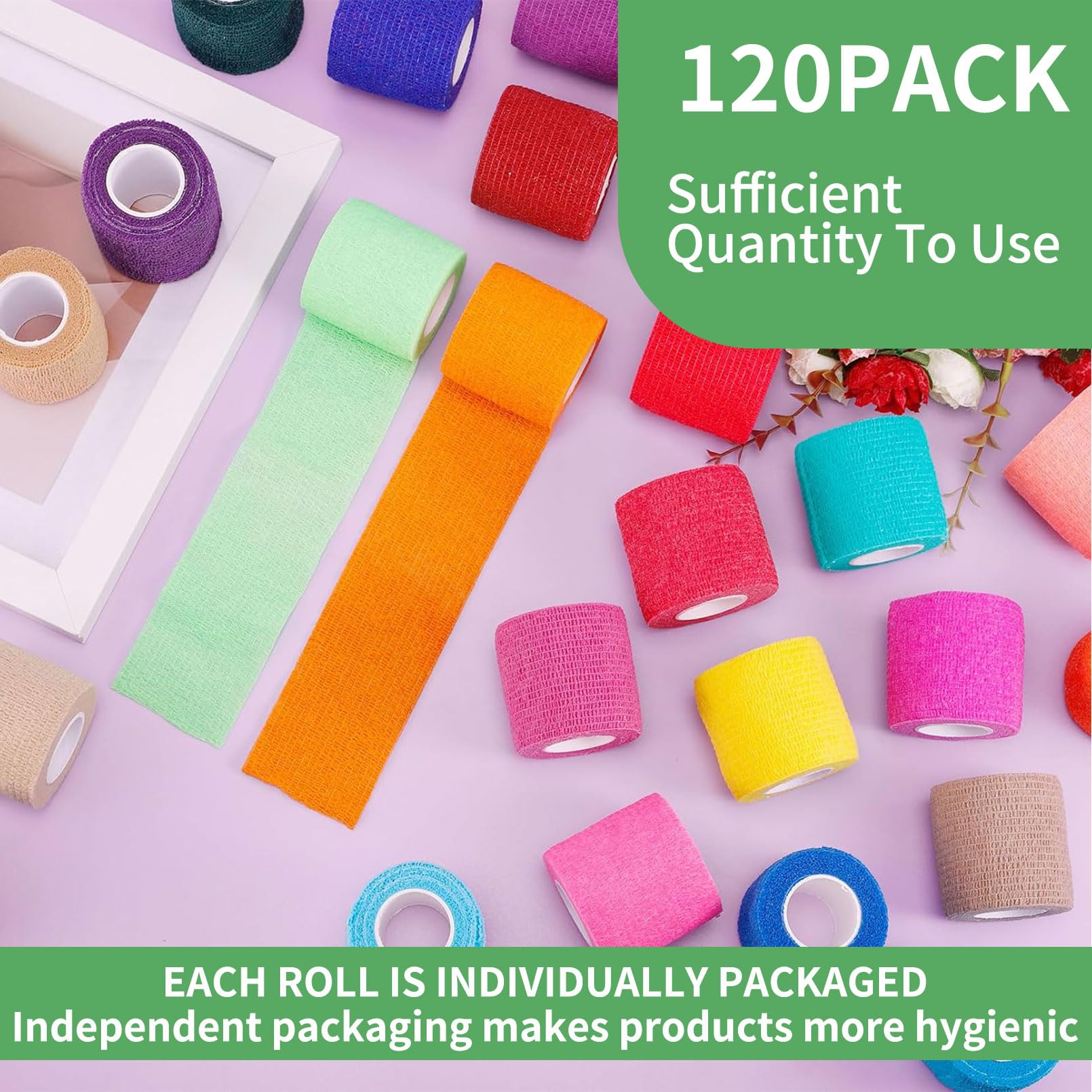 Enjamyo soft breathable bandage wrap for comfortable wear during activity.