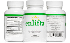 Enlifta best mood supplement bottle promotes daily balance.