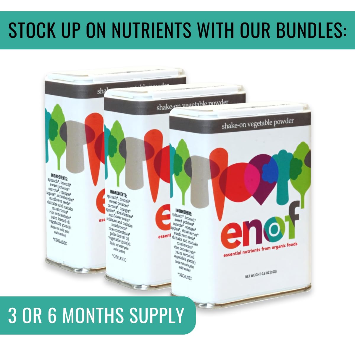 ENOF made-in-USA production signals quality and traceability.