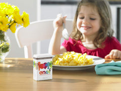 ENOF six-month supply packaging on a kitchen counter