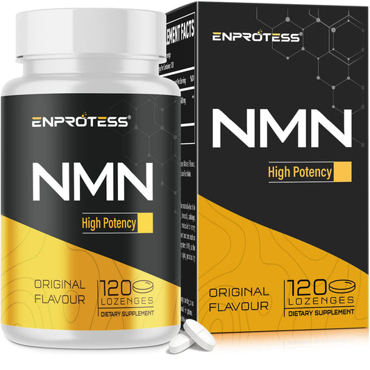 Enprotess Sublingual NMN 500mg bottle with 120 lozenges for daily use