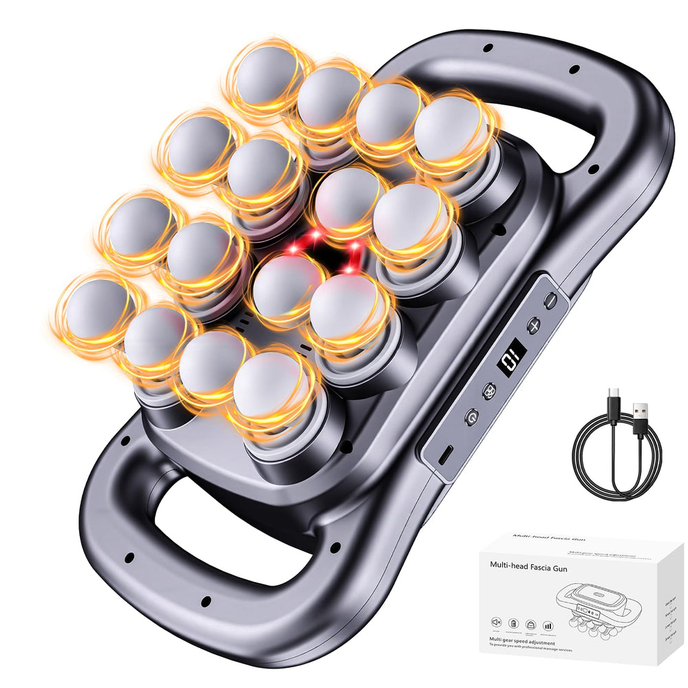 ENRIPRT 16-head massager front view for home use and relaxation
