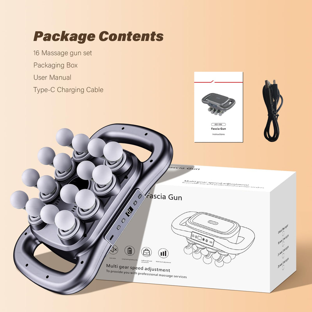ENRIPRT 16-head massager gift-ready packaging makes a thoughtful present