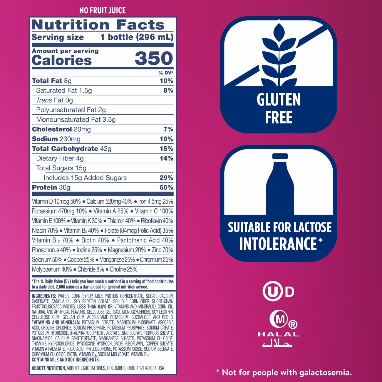 Image showing Ensure Complete nutrition trio of flavors Milk Chocolate Vanilla Strawberry