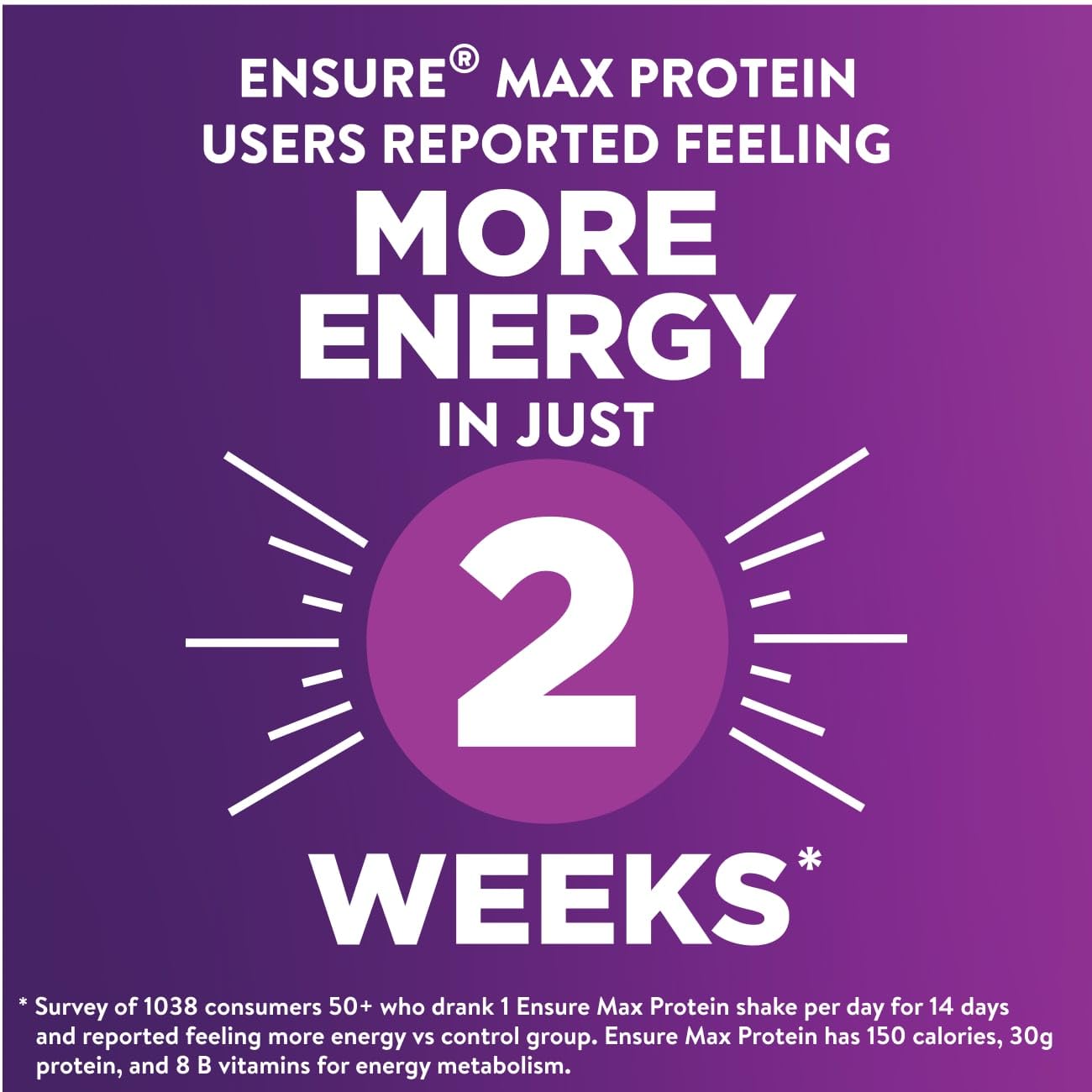 Ensure Max Protein Cherry Cheesecake label close-up, shows 30g protein and 4g fiber at a glance