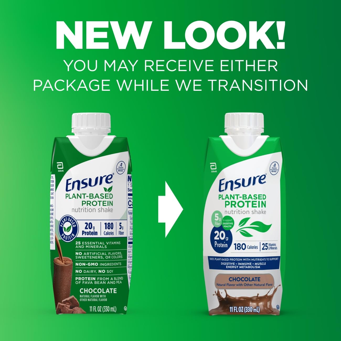 Ensure chocolate shake being poured into a glass for post-workout recovery