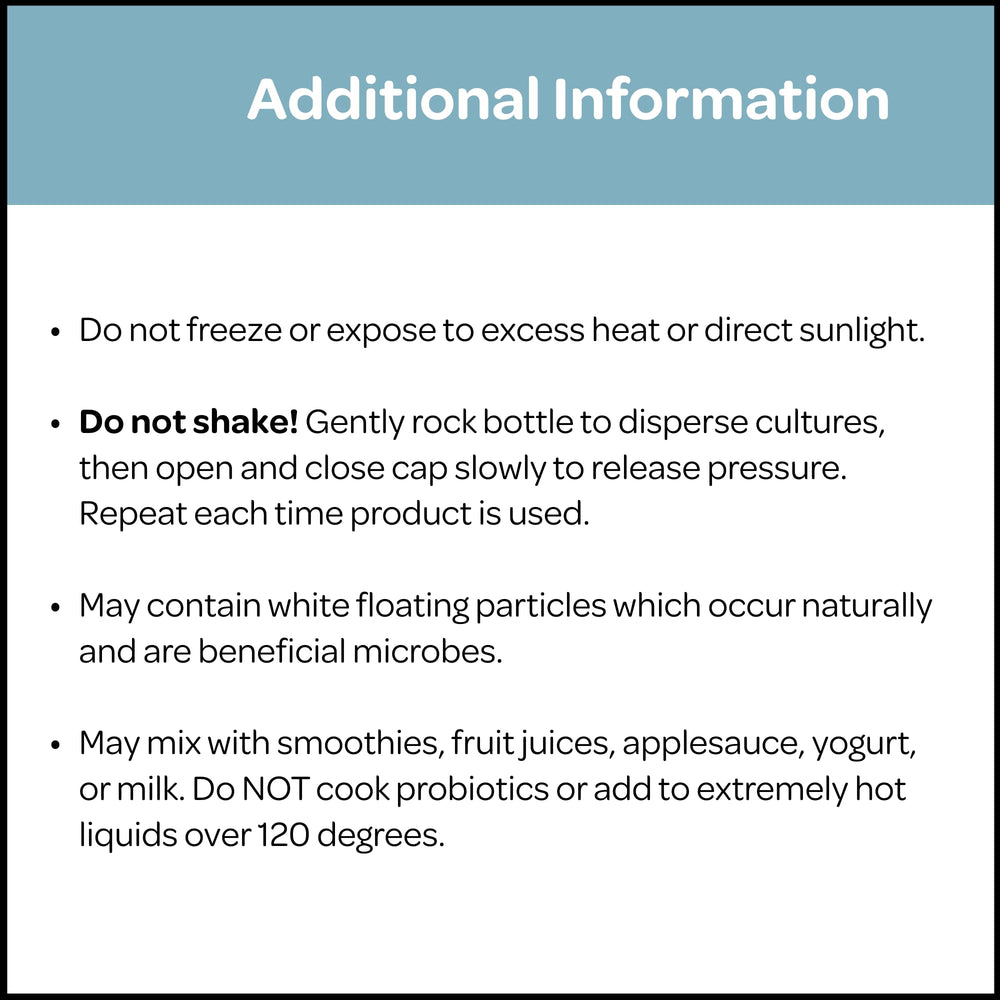 ENTEGRO Flourish Junior mild apple cider flavor invites easy daily intake.