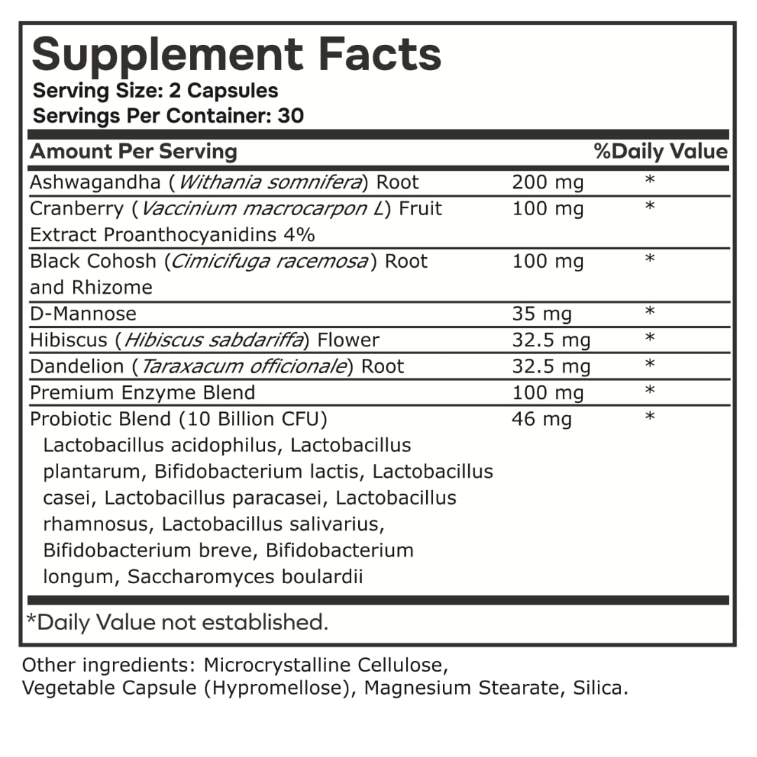 Cranberry ingredient highlight in Env itamin Women Balance formula