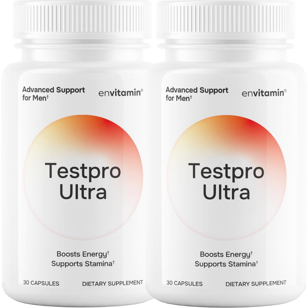 Envitamin Testpro Ultra Multivitamin for Men bottle front view for daily wellness