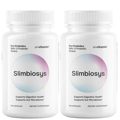 EnvVitamin Slimbiosys Ultra bottle label promotes daily gut support