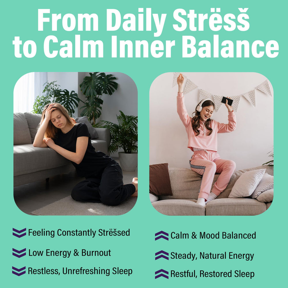 EnvyCure Cortisol Gummies calm mood concept conveying focus during busy days.